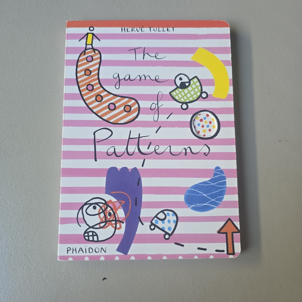 Phaidon Pink Stripe Notebook with Colorful Graphic Accents